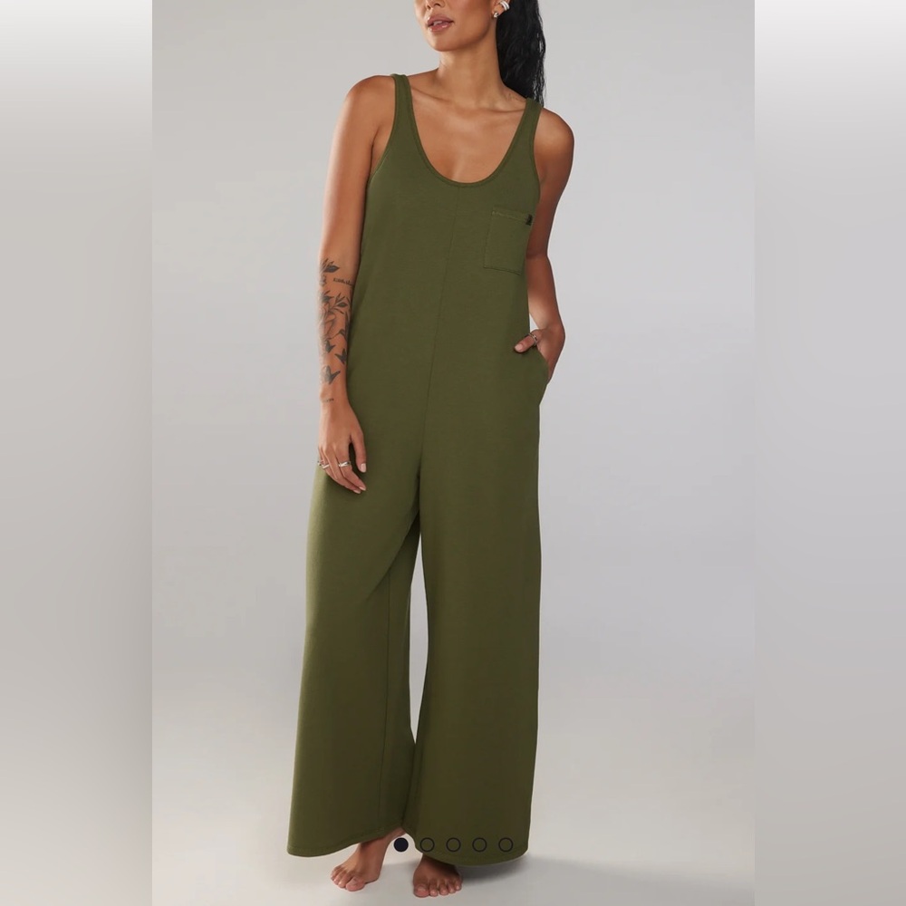 Xssential Jumpsuit by Savage X Fenty - Olive Green Size 12/14
